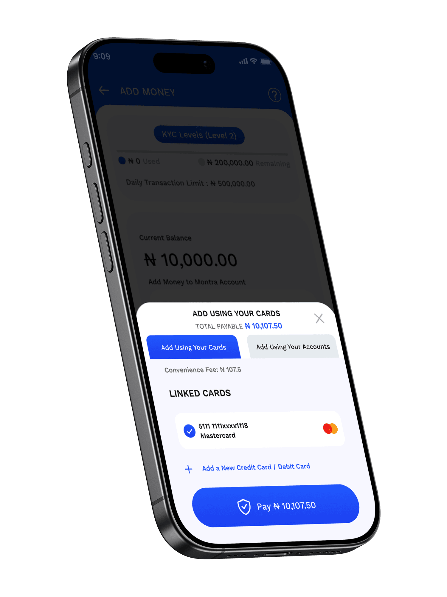 Select Payment Option & Method