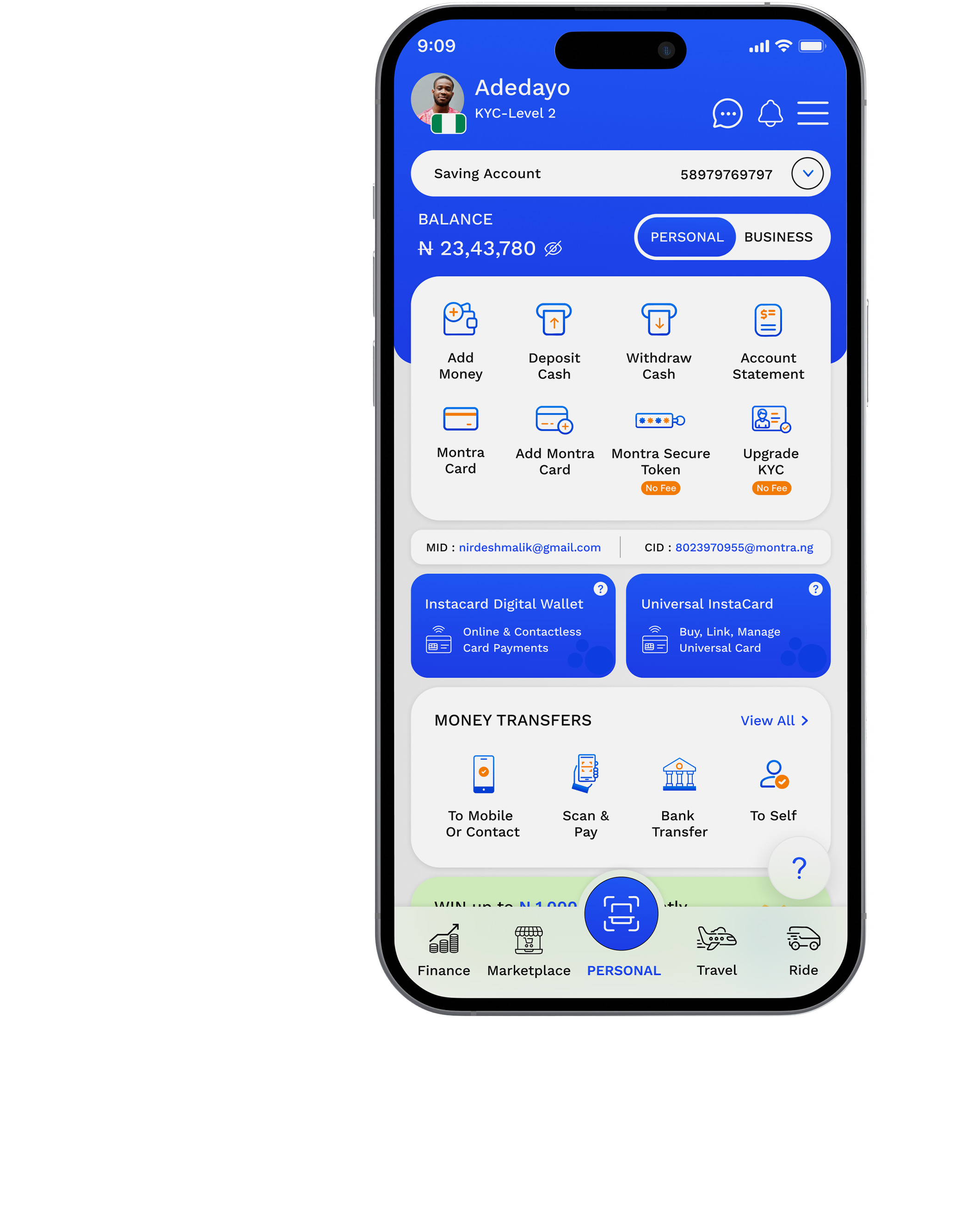 App mockup