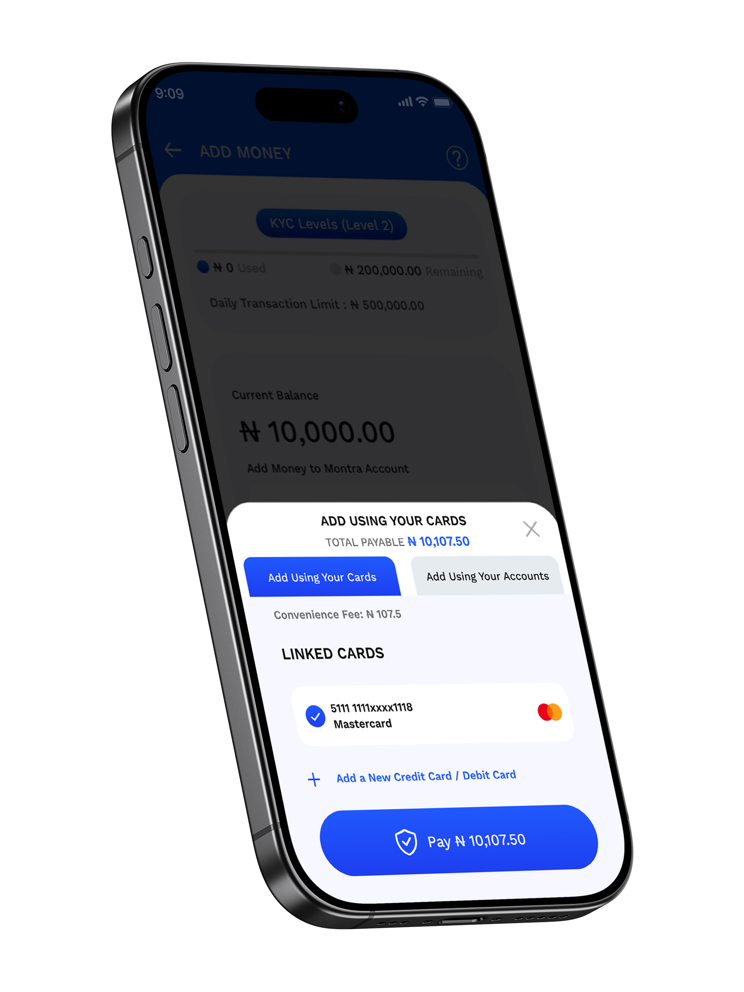 Select Payment Option & Method